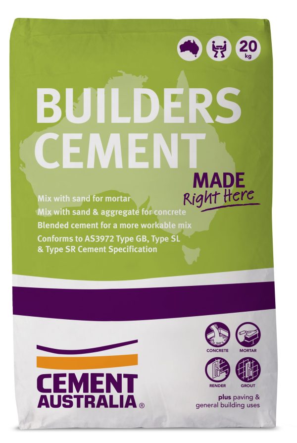 Cement Australia: Builder's Cement 20kg Bag