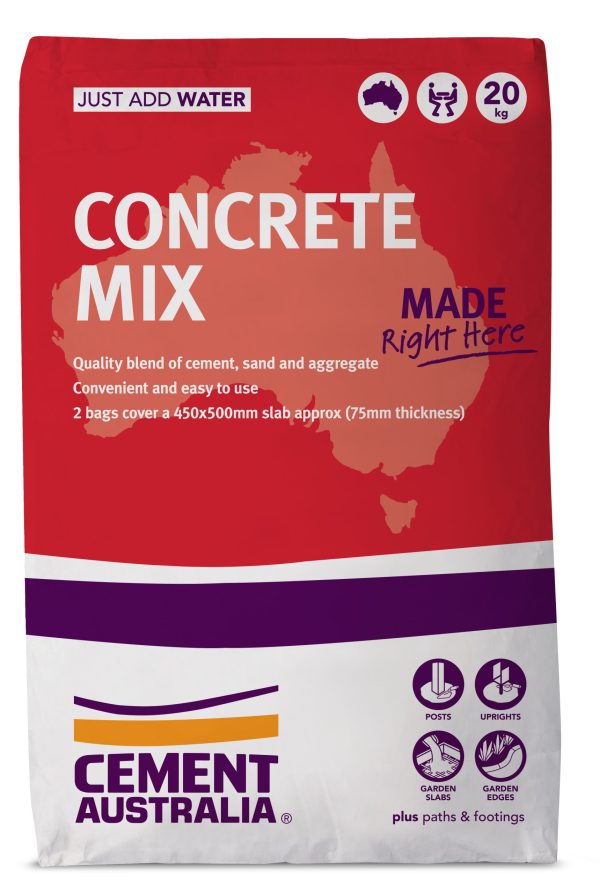 Cement Australia: Concrete Mix 20kg Bag