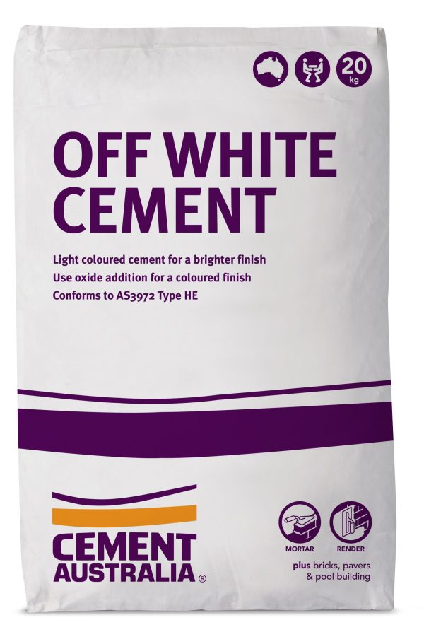 Cement Australia: Off White Cement 20kg Bag