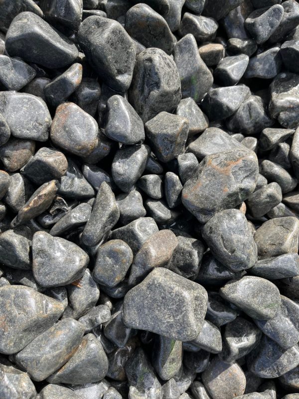 Tumbled Black (Approx) 40-60mm