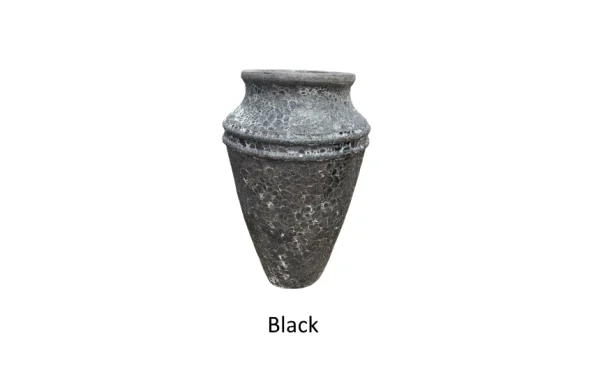 Bubble Glaze 2 Ring Urn Pots - Image 2
