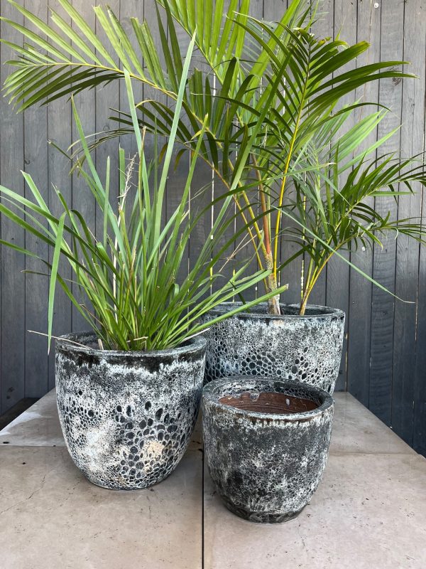 Bubble Glazed POts