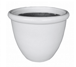 White Decorator Pot