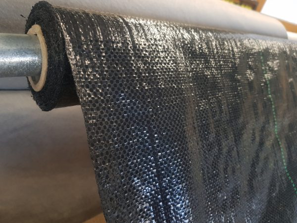 Black Woven Weed Mat