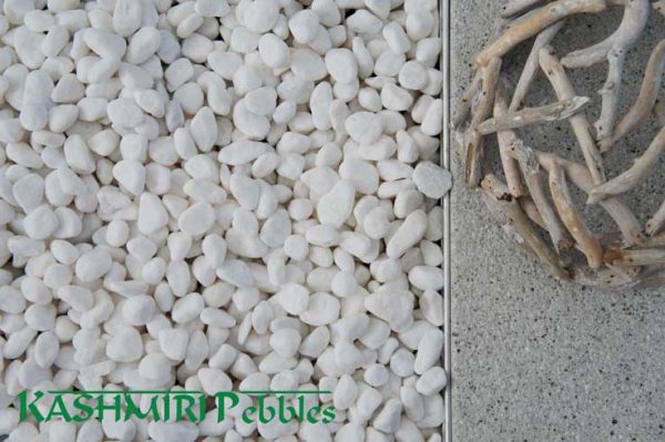 Kashmiri Pebbles: Snow White - 20kg Bag