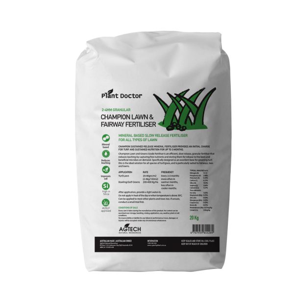 Plant Doctor Champion Lawn & Fairway Fertiliser (4.5kg & 20kg) - Image 2