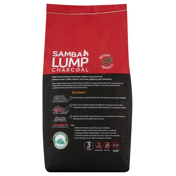 Samba Lump Charcoal 3kg - Image 2