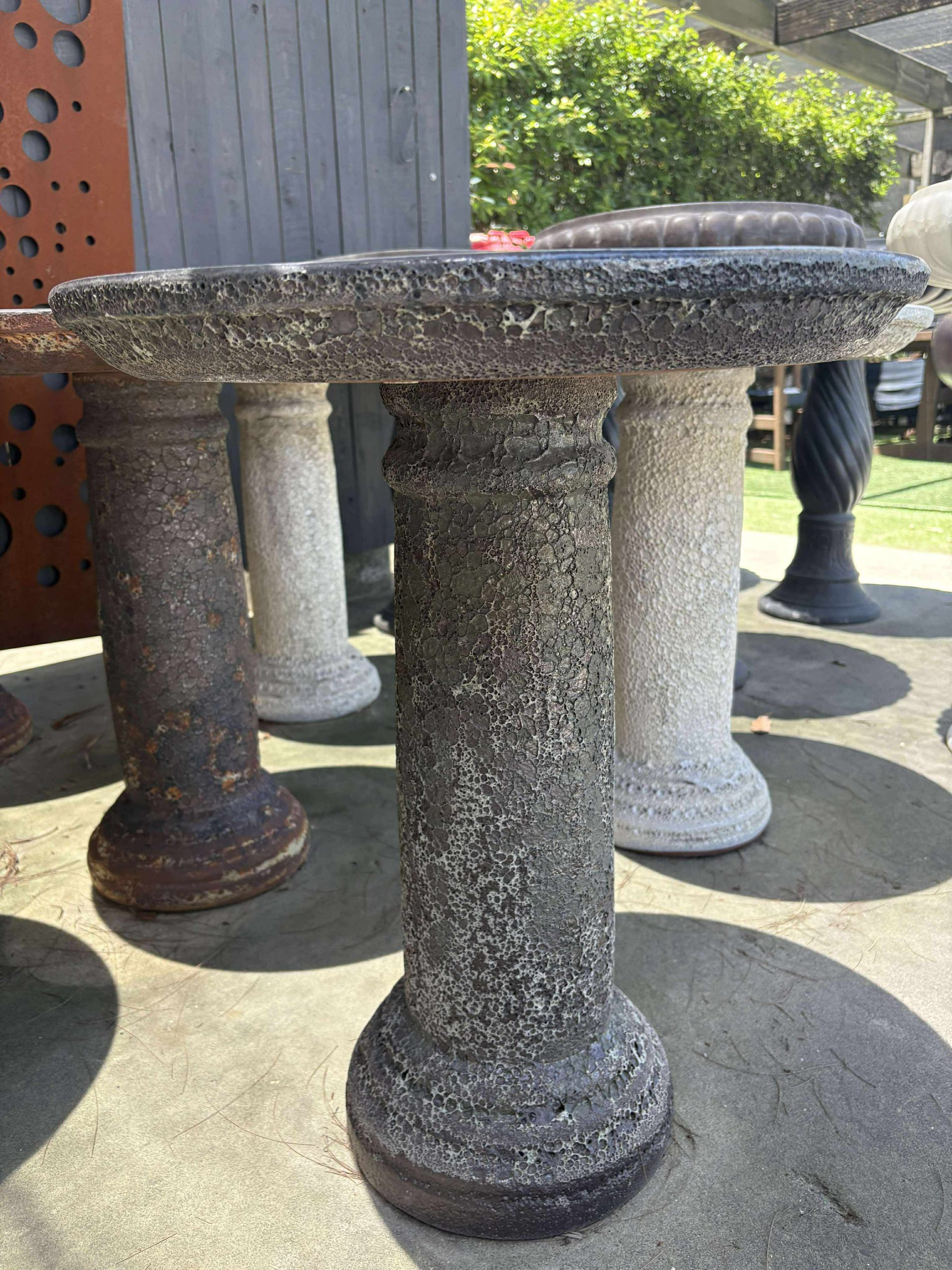 Bubble Glaze Bird Bath - Image 4