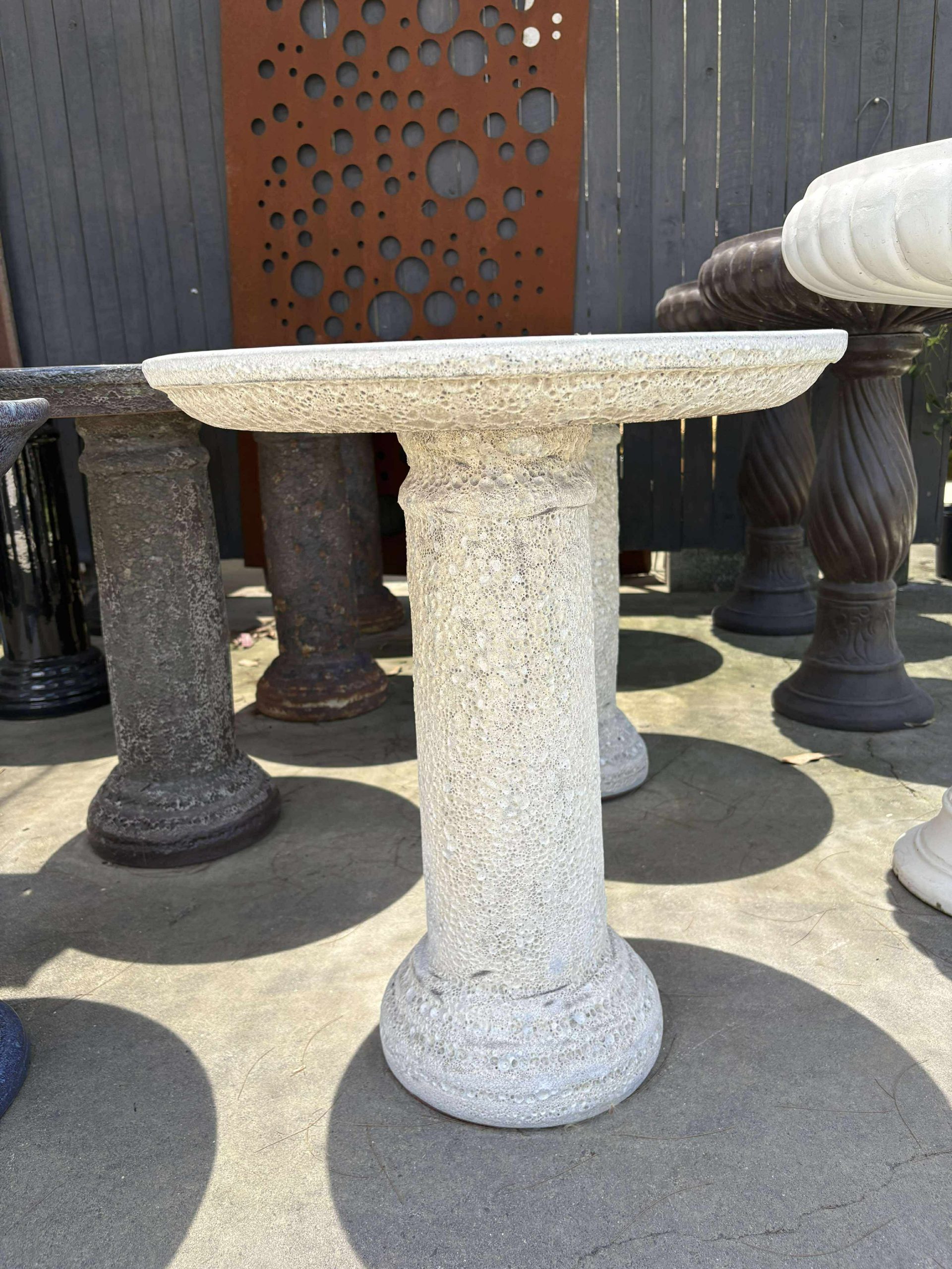 Bubble Glaze Bird Bath - Image 3